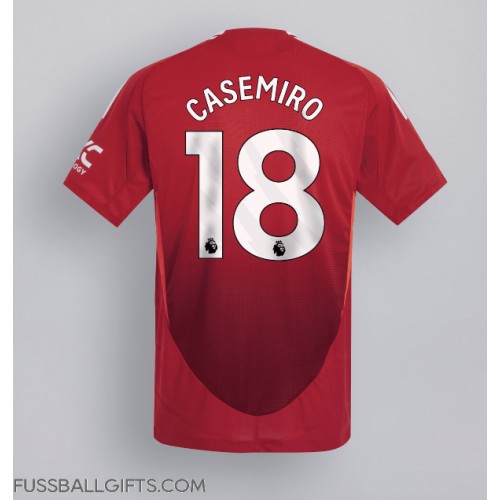 Manchester United Casemiro #18 Fußballbekleidung Heimtrikot 2024-25 Kurzarm